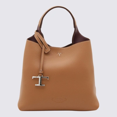 Tod's Light Brown Leather Handle Bag
