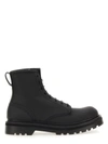 Premiata Leather Boot In Multi