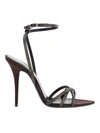 Saint Laurent Ava 105 Embellished Sandals