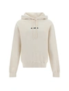 JIL SANDER COTTON SWEATSHIRT WITH LOGO PRINT