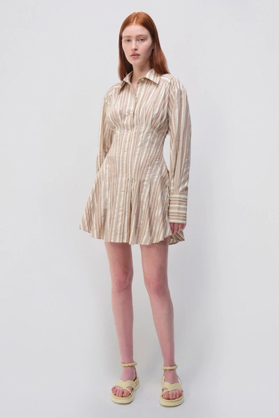 Jonathan Simkhai Felicity Dress In Natural White Multi