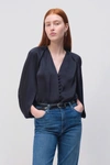 Jonathan Simkhai Dawn Top In Black