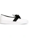 Optic White Smooth Calf/Grosgrain