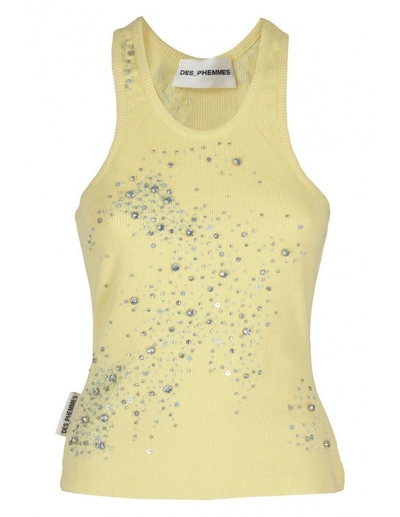 Des Phemmes Tops In Yellow