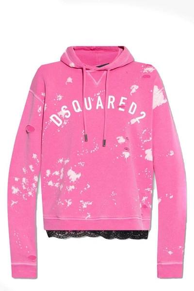 Dsquared2 Sweatshirts In Fucsia