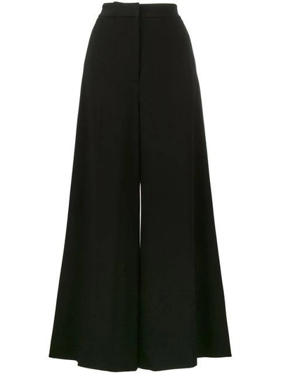 Stella Mccartney Darci High Waist Wide In Black