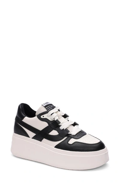 Ash Match Platform Sneaker In White/ Black