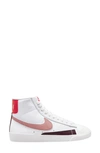 Nike Blazer Mid '77 Sneakers In White & Pink