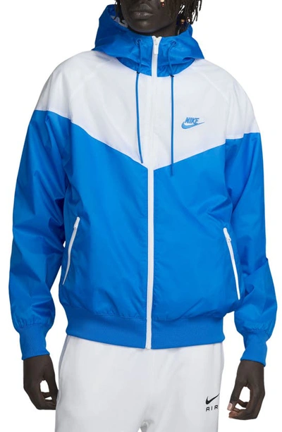 Nike Men's  Sportswear Windrunner Hooded Jacket In Blue