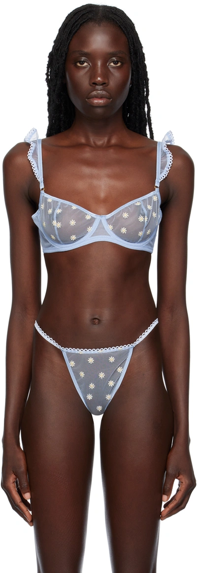 Le Petit Trou Blue Paquerette Bra