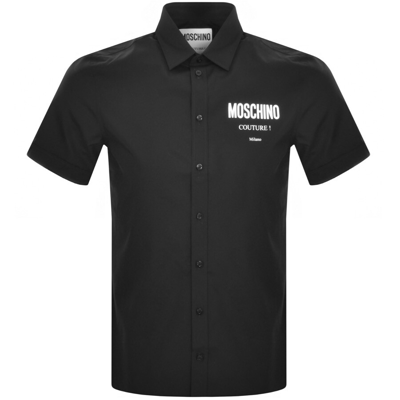 Moschino Short Sleeve Logo Shirt Black
