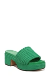 Vince Margo Cord Mule Slide Sandals In Emerald