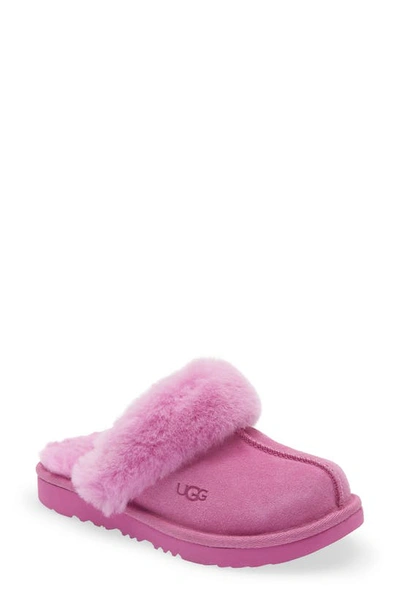 Ugg Kids' Cozy Ii Scuff Slipper In Purple Ruby