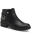 GIANI BERNINI BRENNIN WOMENS FAUX LEATHER BUCKLED ANKLE BOOTS