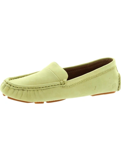 Gentle Souls By Kenneth Cole Mina Driver Womens Comfort Insole Slip On Loafers In Yellow