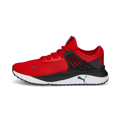 Puma Pacer Future Athletic Sneaker In High Risk Red- Black-ebony
