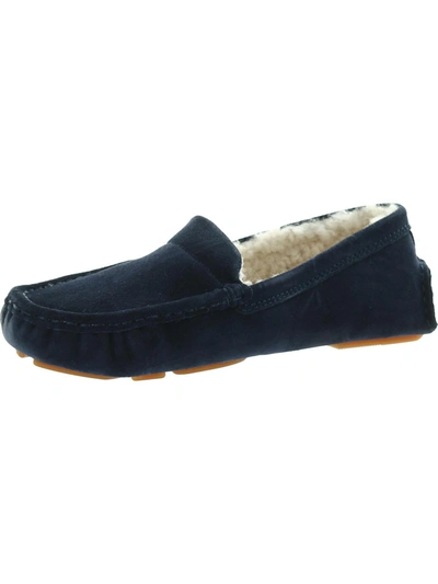 Gentle Souls By Kenneth Cole Mina Driver Womens Comfort Insole Slip On Loafers In Blue