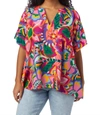 Crosby By Mollie Burch Maggie Top In Heat Waves In Multi