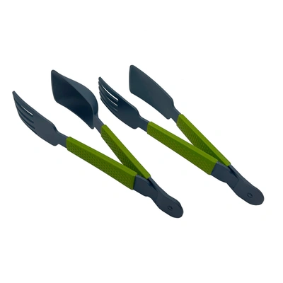 Kuhn Rikon Tong Tools 4 Piece Set In Green