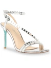 BETSEY JOHNSON ASHER WOMENS EMBELLISHED ANKLE STRAP