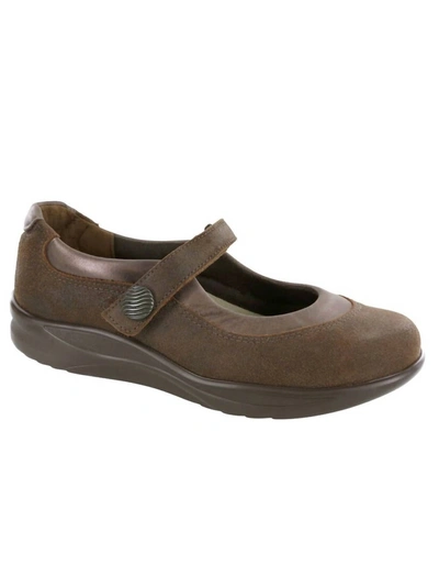 Sas Step Out Mary Jane Shoe - Medium In Brown