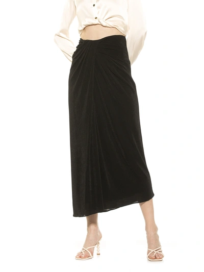 Alexia Admor Jeanette Midi Skirt In Black