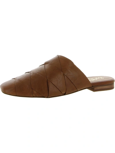 SEYCHELLES TO DIE FOR WOMENS LEATHER SLIP ON MULES
