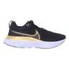 NIKE REACT INFINITY RUN FLYKNIT 2 BLACK/METALLIC GOLD-GHOST CT2423-009 WOMEN'S