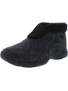 EASY SPIRIT TREEPOSE 2 WOMENS FAUX FUR LINED BOOTIE SLIPPERS