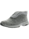 EASY SPIRIT TREEPOSE 2 WOMENS FAUX FUR LINED BOOTIE SLIPPERS