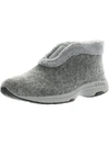 Easy Spirit Treepose 2 Womens Faux Fur Lined Bootie Slippers In Multi