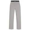 Hugo Boss Stretch-modal Pajama Bottoms With Logo Waistband In Grey