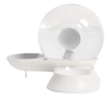 PET LIFE Pet Life  'Auto-Myst' Snail Shaped 2-in-1 Automated Gravity Pet Filtered Water Dispenser and Food Bo