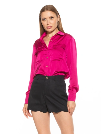 Alexia Admor Classic Shirt In Pink