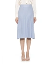 Alexia Admor Eliza Pleated Knit Skirt In Blue
