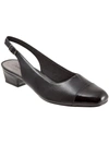 Trotters Dea Woven Slingback Pump In Black