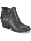 Baretraps Reggie Womens Faux Leather Almond Toe Ankle Boots In Grey