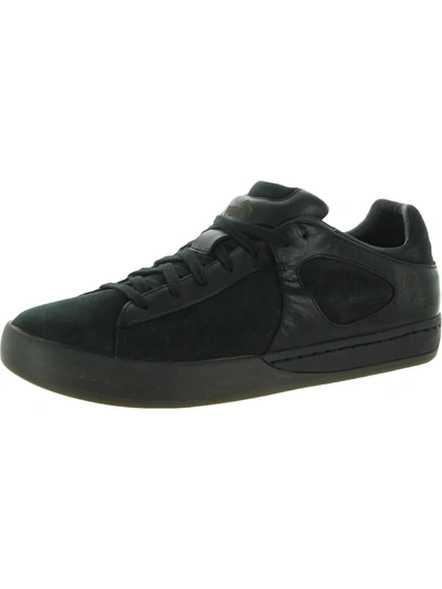 Puma Mcqueen Climb Womens Suede Low Top Casual And Fashion Sneakers In Black