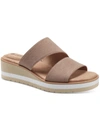 GIANI BERNINI RYERR WOMENS SOLID SLIP ON WEDGE SANDALS