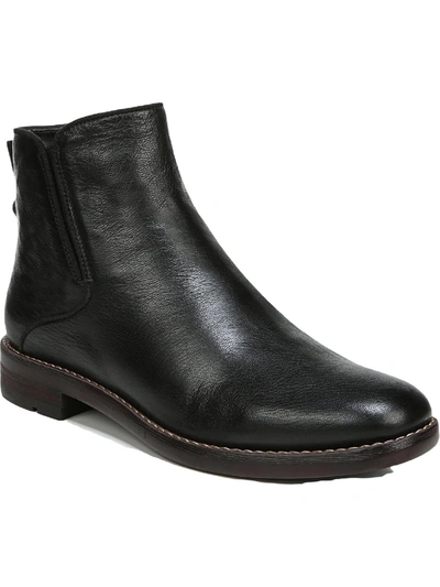 Franco Sarto Colt Womens Leather Comfort Booties In Black