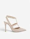 VALENTINO GARAVANI Rockstud 100 leather courts,80360667