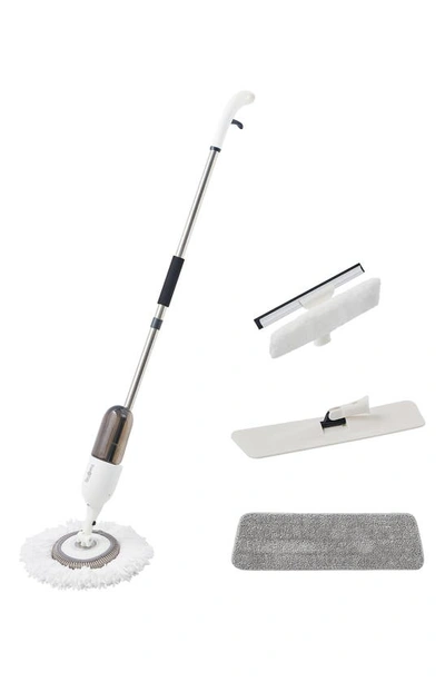 True & Tidy Spray-360 Clean Everywhere Spray Mop Kit In White