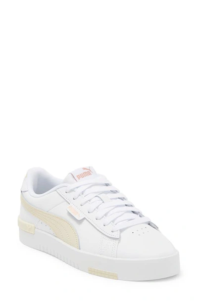 Puma Jada Renew Sneaker In White-alpine Snow-copper Rose