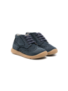 Montelpare Tradition Perforated-detail Suede Ankle Boots In Brown