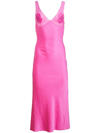 Fleur Du Mal Sequin-embellished Slip Dress In Some Like It Hot Pink