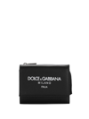 DOLCE & GABBANA LOGO-PRINT FLAP WALLET