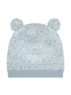 Dolce & Gabbana Animal-ears Knitted Hat In Blue
