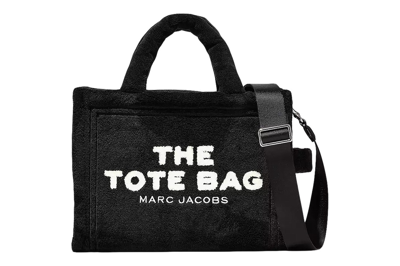 Pre-owned Marc Jacobs The Terry Medium Tote Bag Black