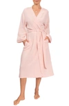 Everyday Ritual Nora Cotton Gauze Robe In Blush