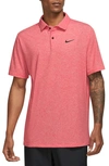 Nike Tour Dri-fit Golf Polo Shirt In Red